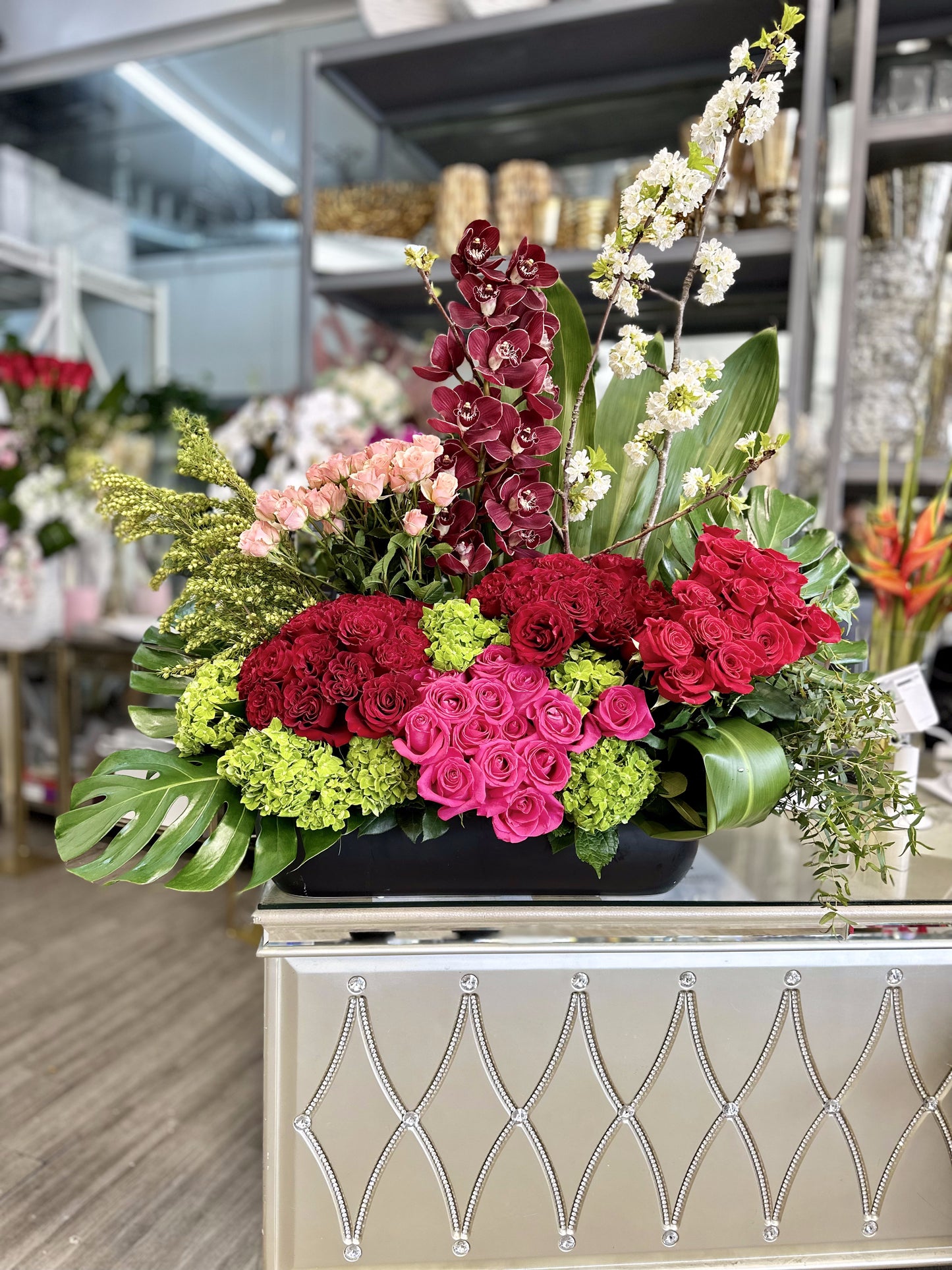 Deluxe Rose Cymbidium Symphony